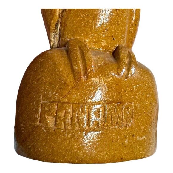 Hand Carved Tropical Panama Toucan Figure Souvenir Paperweight Stone Sculpture 6 - Picture 5 of 7